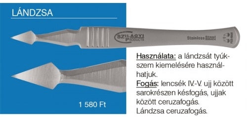 Rozsdamentes lándzsa - Szilágyi műhely