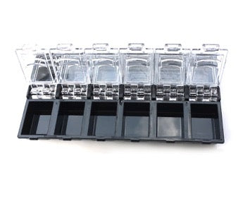 Decorative box 12 pieces - Black