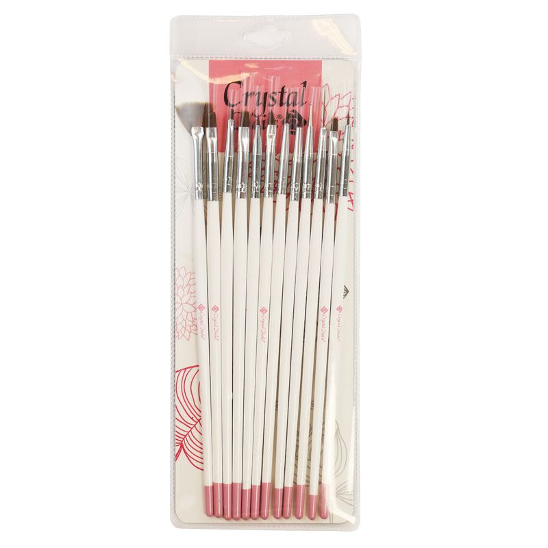 Big brush set - 12 darabos nail art ecset készlet