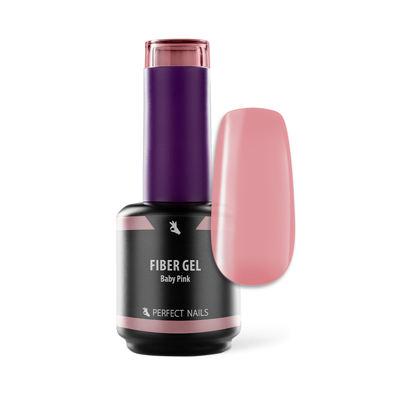 Fiber gel vitamin - üvegszálas alapzselé - baby pink