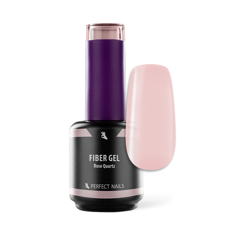 Fiber gel vitamin - üvegszálas alapzselé - rose quartz,