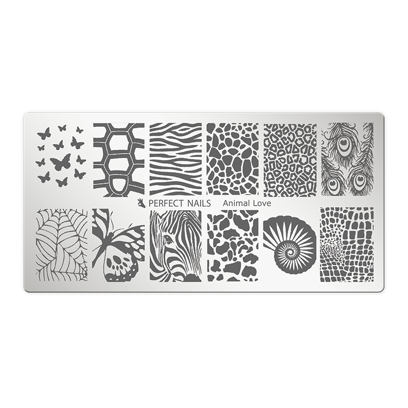 Nail Print Plate - Animal Love