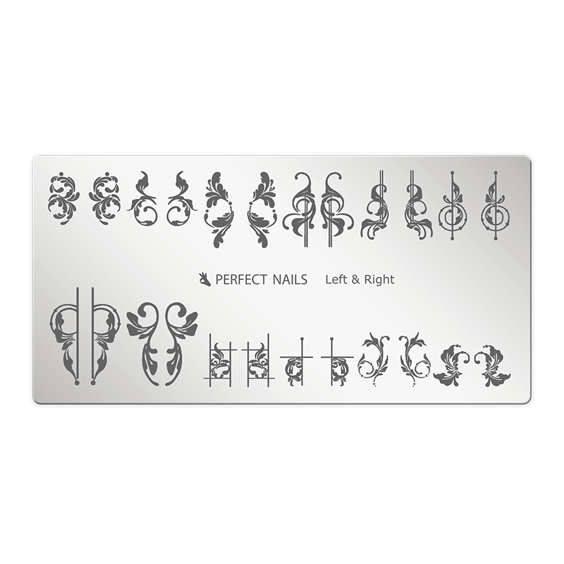 Nail Print Plate - Left & Right