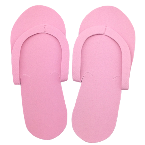 Higiénikus, egyszer használatos flip-flop papucs. Kozmetikai vagy pedikűr kezelésekhez ajánlott termék.
