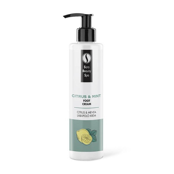 Sara Beauty Spa Lábápoló krém - Citrus és Menta 250ml