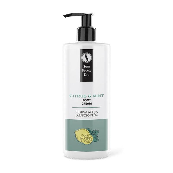 Sara Beauty Spa Lábápoló krém - Citrus és Menta 500ml