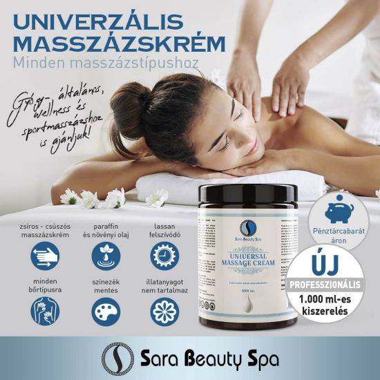 Sara Beauty Spa masszázskrém - univerzális