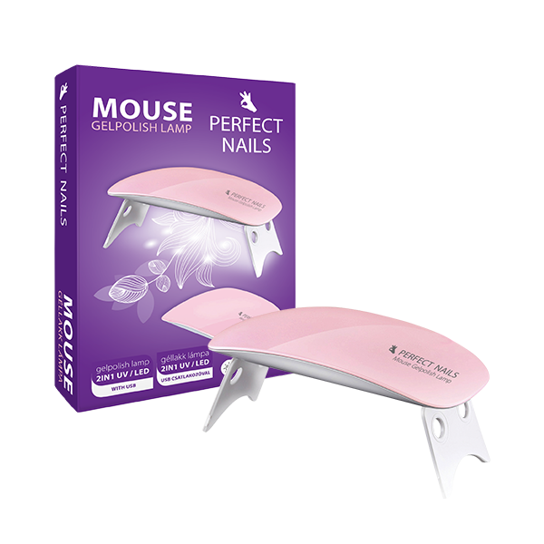 Műkörmös UV/Led Lámpa Gél Lakkozáshoz - Mouse