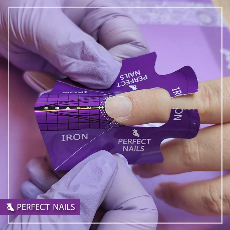 Artificial nails Template - IRON 200 pcs