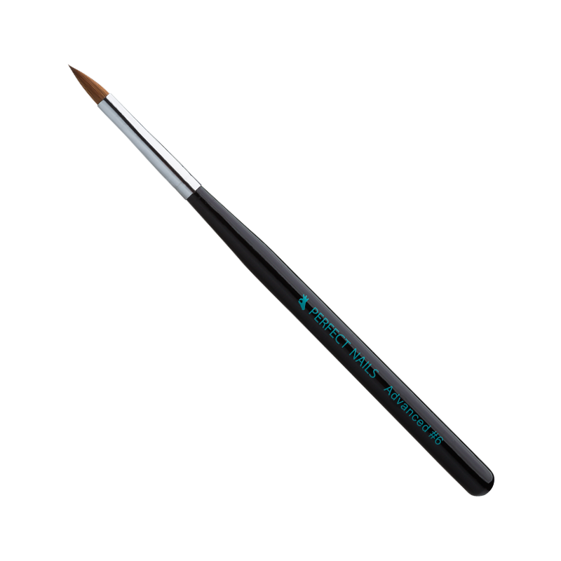 Műkörömépítő Ecset Porcelán - Wood Acryl - Advanced #6