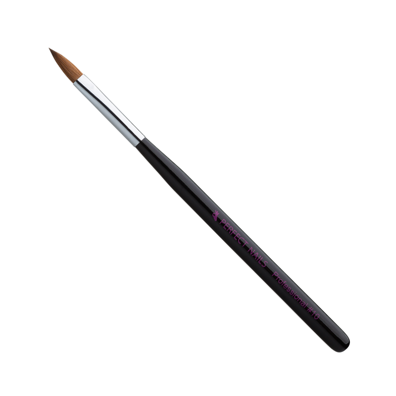 Műkörömépítő Ecset Porcelán - Wood Acryl - Professional #10