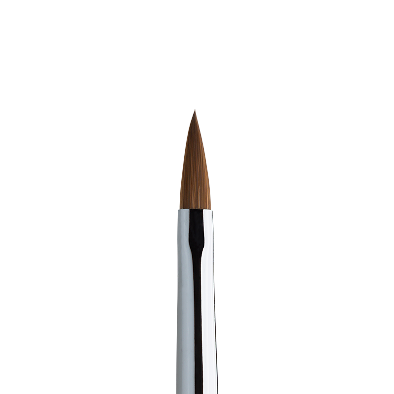 Artificial Nail Builder Brush Porcelain - Wood Acryl - Regular #6