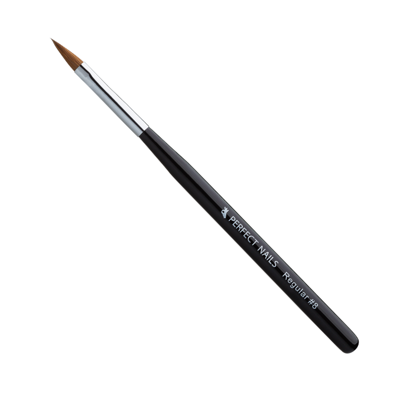 Műkörömépítő Ecset Porcelán - Wood Acryl - Regular #8