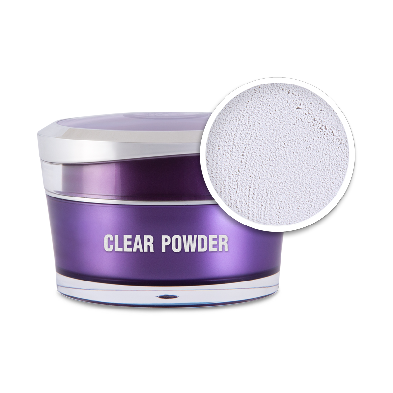 Műkörömépítő Porcelánpor - Clear Powder