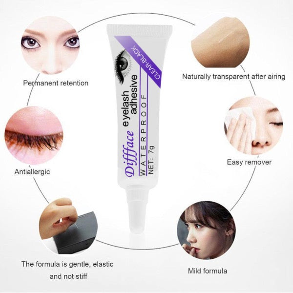 Diffface False Eyelash Glue 7 g - Black