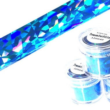 Artificial Nail Transfer Foil 100 cm - Silver NATF-49