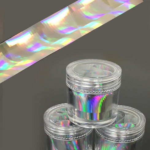 Nail Transfer Foil 100 cm - Silver NATF-56