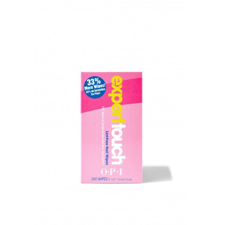OPI Expert Touch Nail Wipes 200db - Szálmentes törlőlapkák