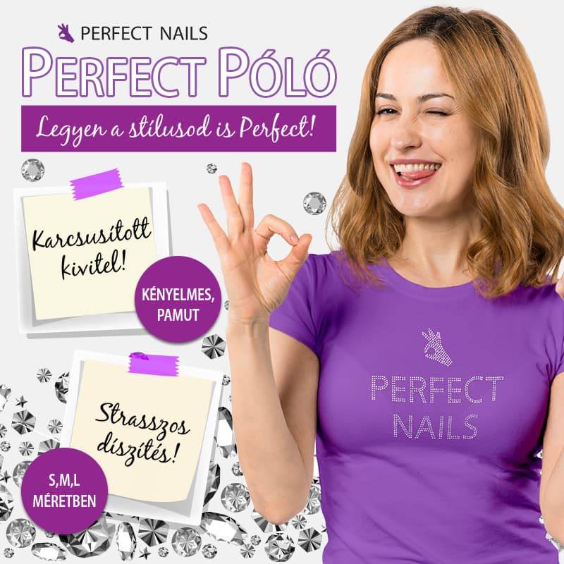 Perfect Nails - Rhinestone Purple T-shirt