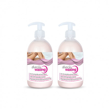 Alveola Waxing Feuchtigkeitsmilch nach dem Waxing mit Pfirsichduft