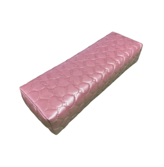 Műbőr kéztámasz - Pink, Fehér színben