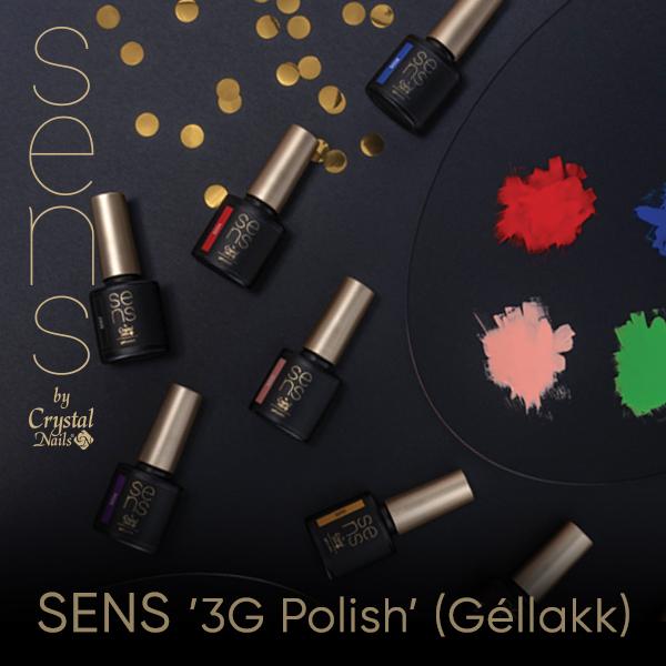 Sens By Crystal Nails  Sűrű, magas pigmenttartalmú, egy rétegben is tökéletesen fedő 3 step CrystaLac-ok, kifejezetten a gél lakkokkal való festéshez, díszítéshez fejlesztve.