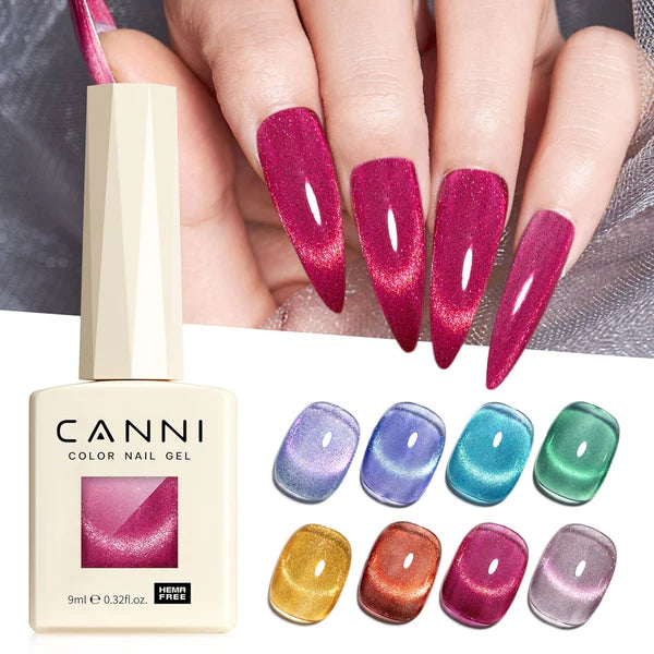 CANNI HEMA FREE UV/LED Cat Eye gél lakk 9 ml No. 8032