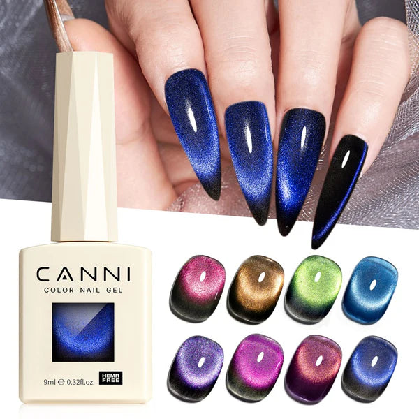CANNI HEMA FREE UV/LED Cat Eye gél lakk 9 ml No. 8048
