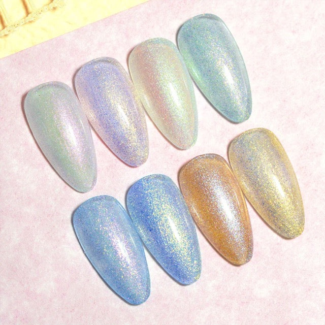CANNI HEMA FREE UV/LED gél lakk 9 ml No.8072 - Aurora Glitter