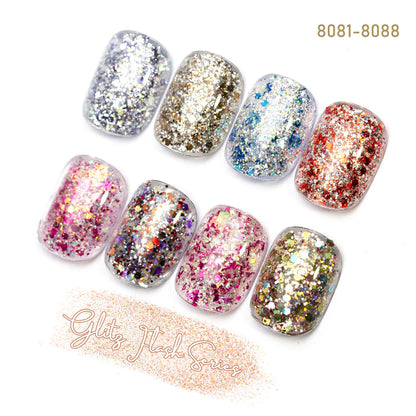 CANNI HEMA FREE Set 8 x 9 ml - Nr. 11 - Glitz Flash Collection