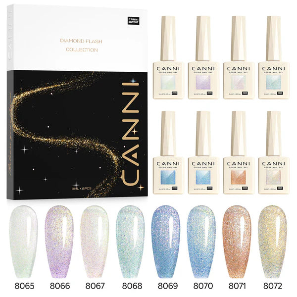 CANNI HEMA FREE szett 8 x 9 ml - No.09 - Aurora Collection