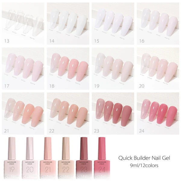 CANNI HEMA FREE Quick Builder Gel Set - 6x9 ml - Q2