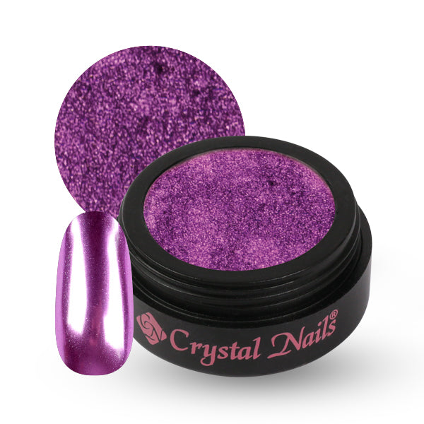 Crystal Nails ChroMirror króm pigmentpor - Violet