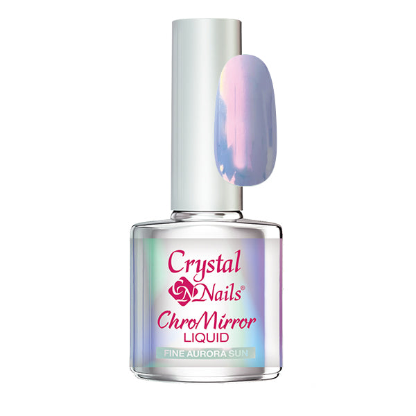Crystal Nails ChroMirror króm liquid 4ml - Fine Aurora Sun