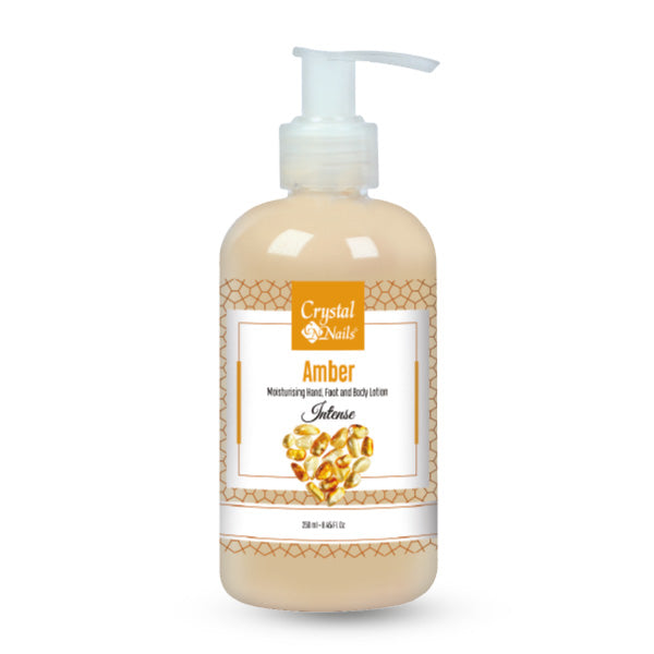 Crystal Nails Moisturising Hand, Foot and Body Lotion - Amber - Intense 