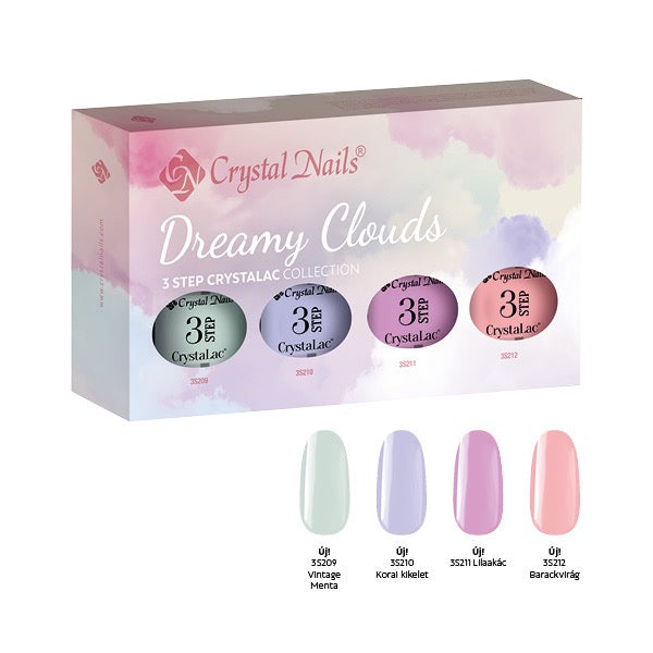 Dreamy Clouds 3 STEP CrystaLac készlet (4x4ml)