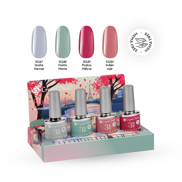 Blush&Breeze 3STEP CrystaLac kollekció 2025
