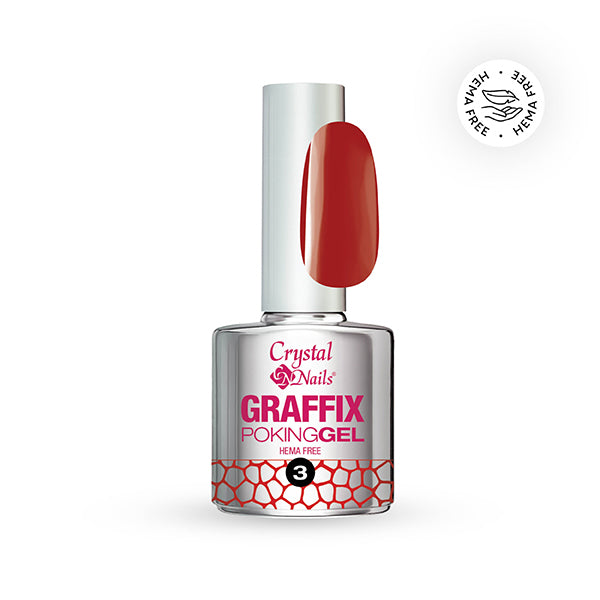 Graffix Poking Gel - 03 Red 4 ml