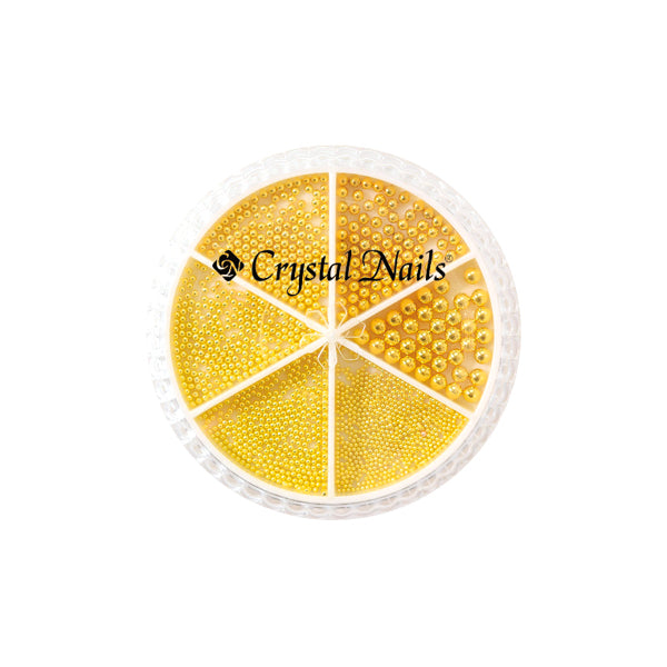 Metál Körömgyöngy készlet - Gold