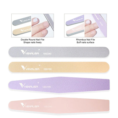 Venalisa Nail Files Set – 4 Pcs