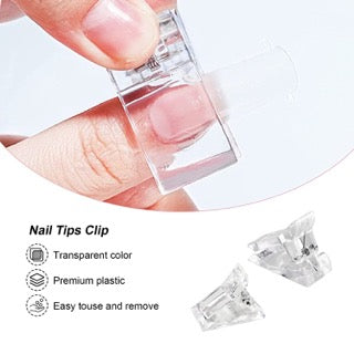 Nail Art Tip Fixing Clip