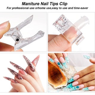 Nail Art Tip Fixing Clip