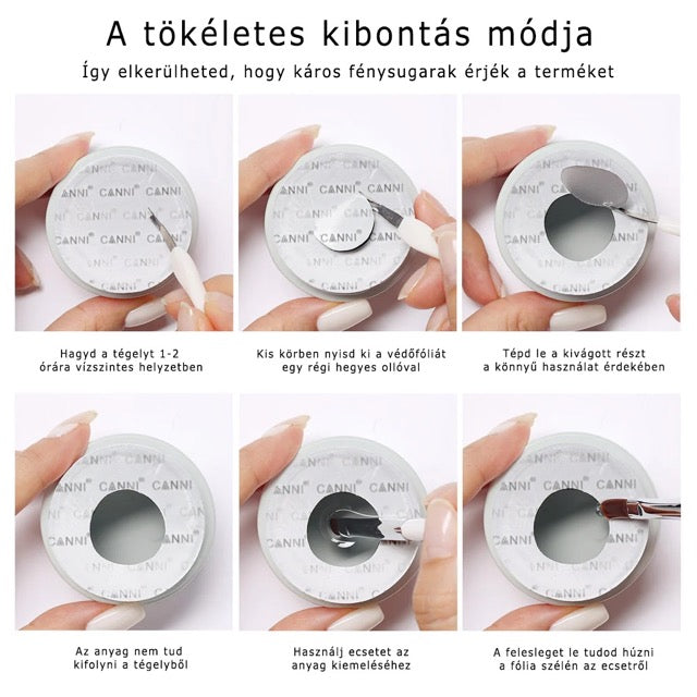 CANNI Fixálásmentes Glue Gel - kőragasztó - 28g