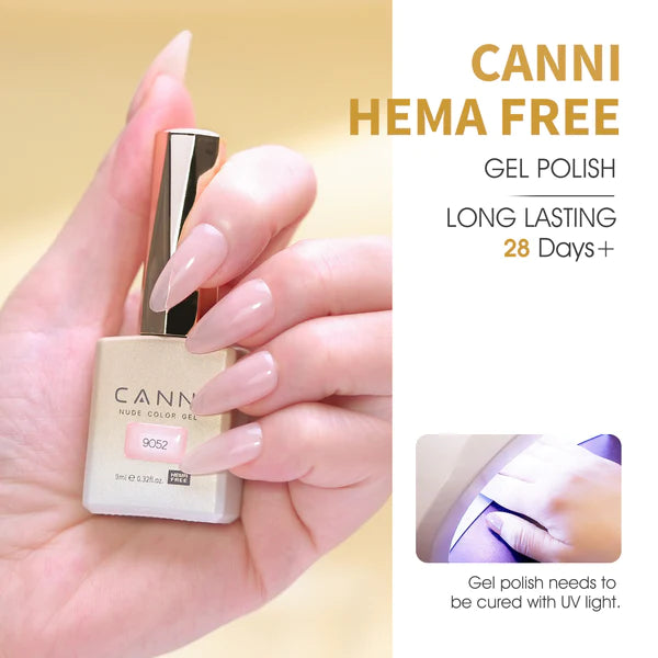 CANNI HEMA FREE UV/LED-Gellack-Set 6x9ml – Translucid Glamour