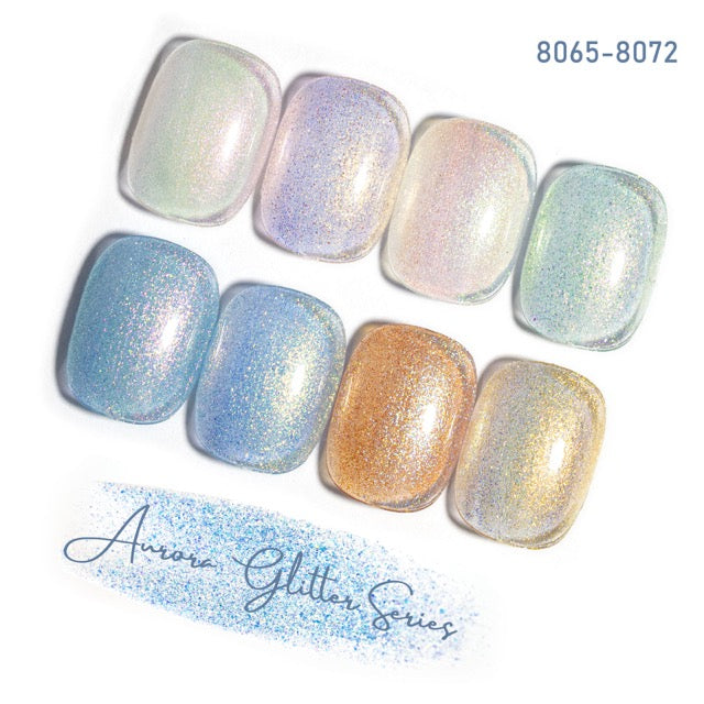 CANNI HEMA FREE UV/LED gél lakk 9 ml No.8072 - Aurora Glitter