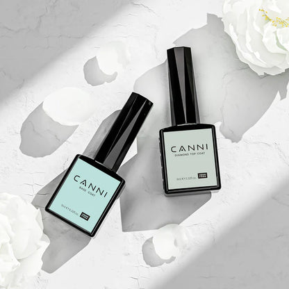 CANNI HEMA-FREE Base Coat + Diamond Top Coat Set 2x9 ml