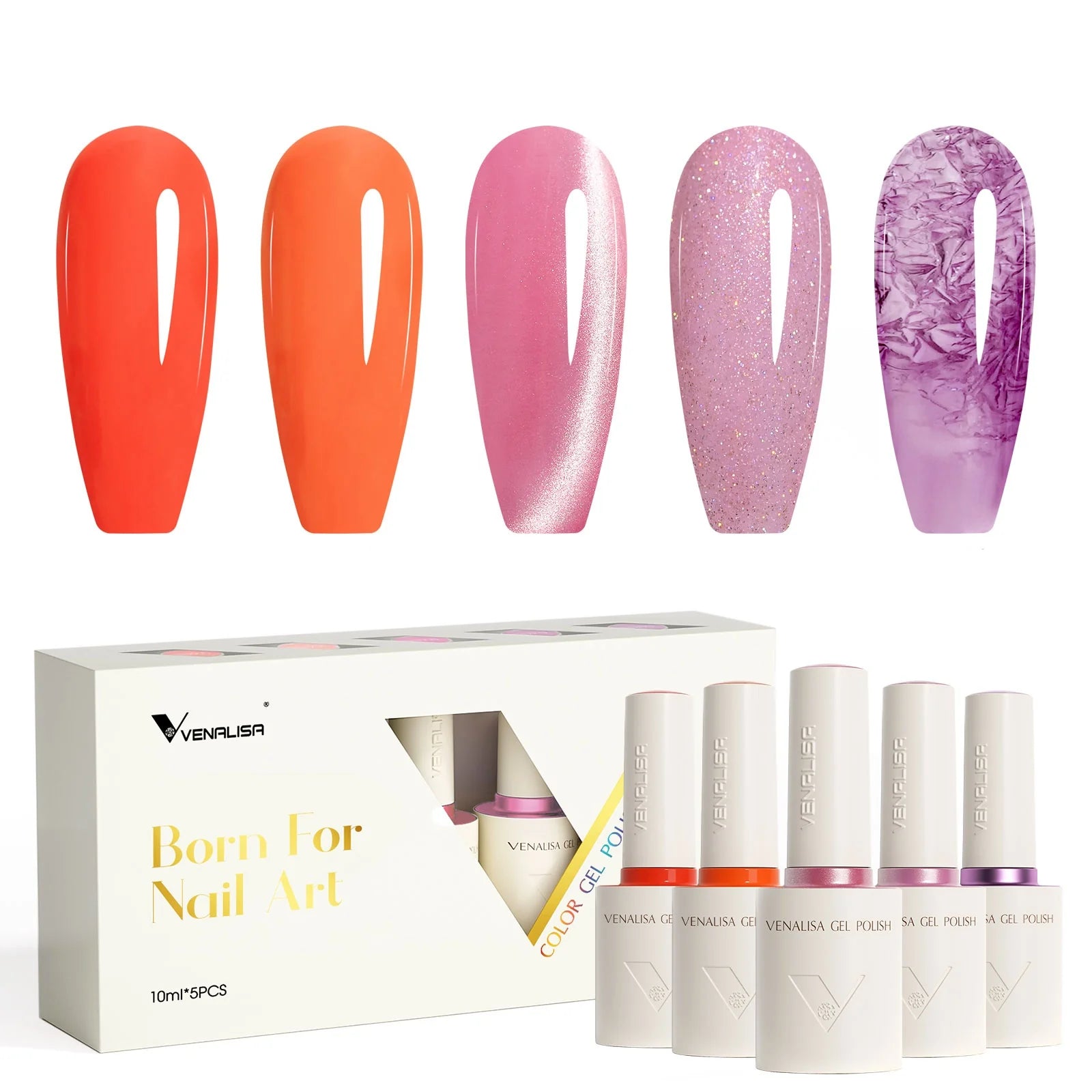 Venalisa HEMA-TPO mentes UV/LED Gél lakk szett  5x10 ml - Twilight Glimmer