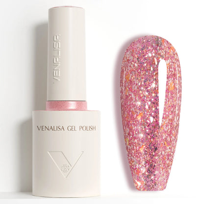 Venalisa HEMA-TPO mentes UV/LED Gél Lakk 10ml No. 5103 Glitter