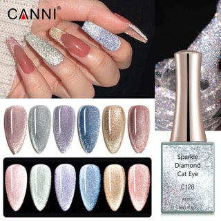 CANNI Sparkle Diamond Cat Eye gel polish 16 ml C127