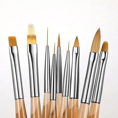 BORN PRETTY PRO Pinsel-Set - 9 Stk.